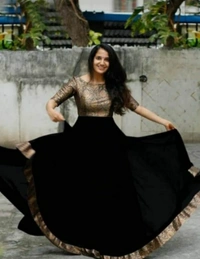 Georgette Party wear Gown